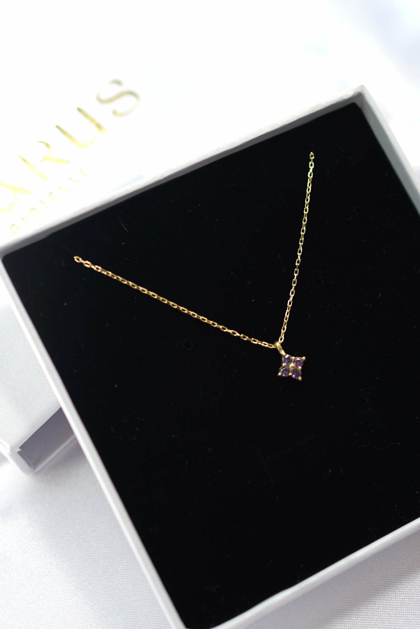 COLLAR VIOLETTE Plata de Ley 925 · Oro 18k