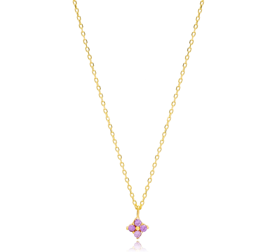 COLLAR VIOLETTE Plata de Ley 925 · Oro 18k
